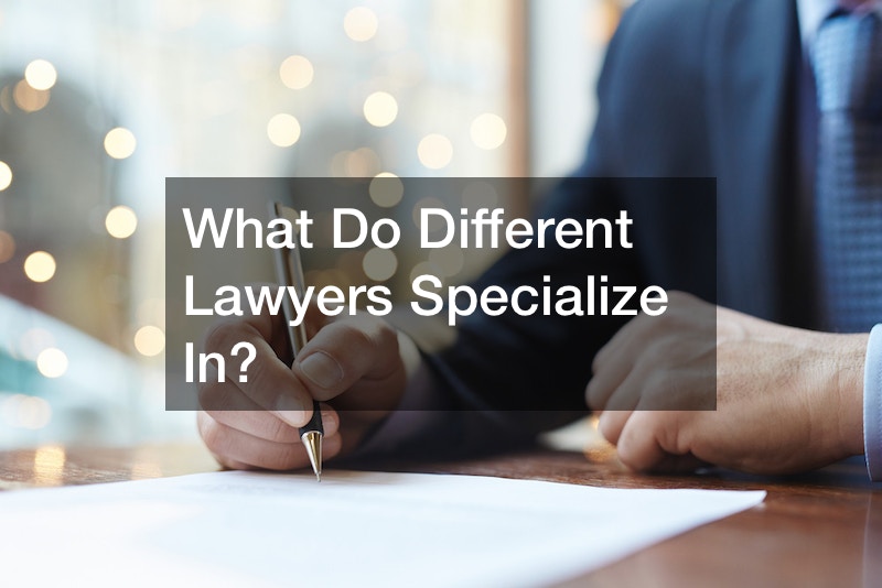 What Do Different Lawyers Specialize In?