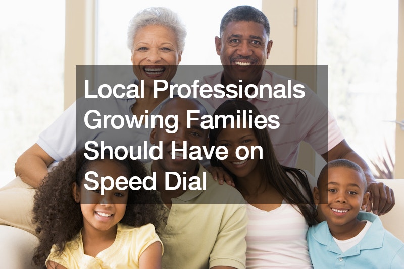 Local Professionals Growing Families Should Have on Speed Dial
